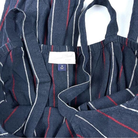 Universal Thread Linen Pinstripe Wide Leg Jumpsuit - Picture 3 of 3